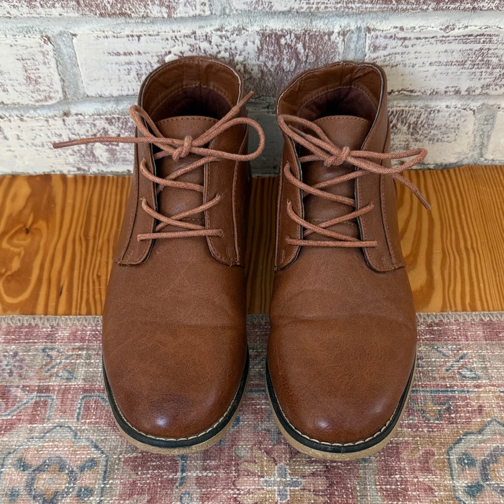 London Fog Men's Tan Brown Chukka Boots